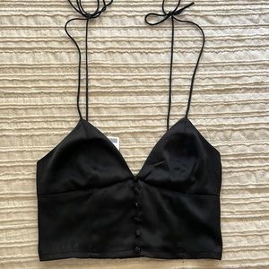 NWT Urban Black Tie-strap Tank
